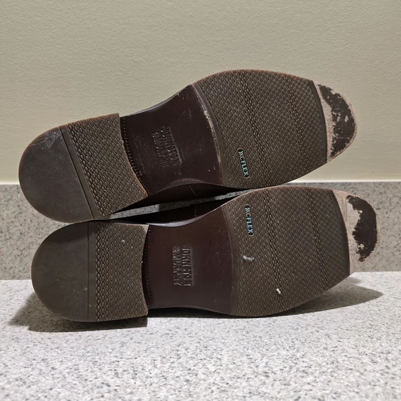 Johnston & Murphy 20-4932 Brown Suede Penny Loafers - Picture 6 of 8